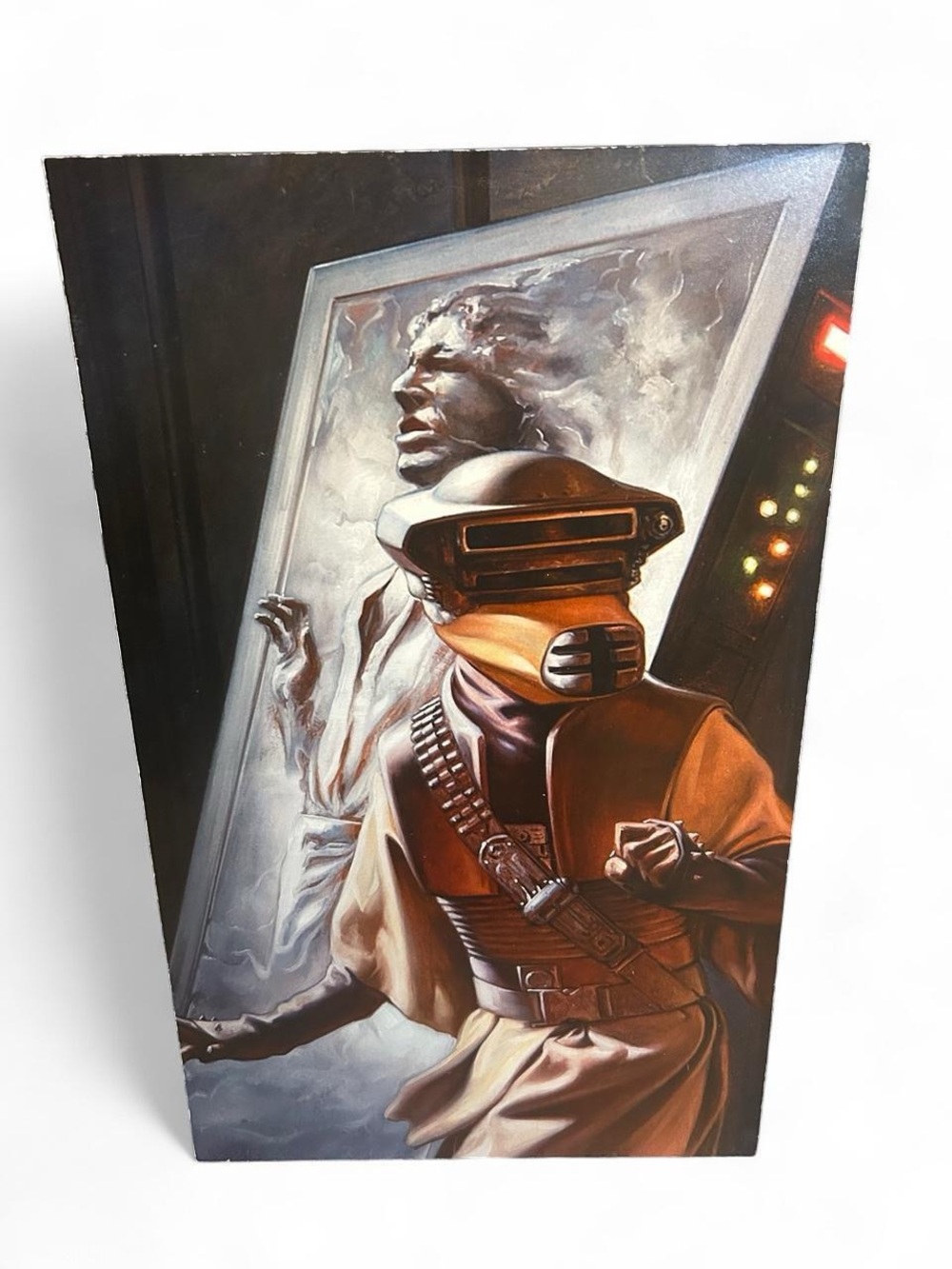 Star Wars Boushh Leia Han Solo Carbonite Art Print Poster Painting Canvas Board
